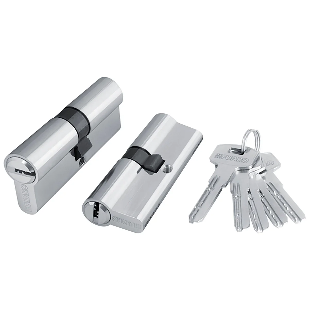 200 Z Цилиндровый механизм (200 ZA/70) 2000ZAKey70(25+10+35) CP хром 5Key