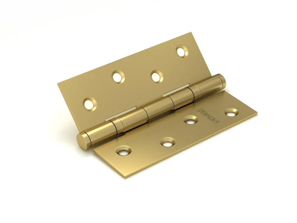 2BB Петля универсальная IN4200U SB (2BB 100x75x2,5) матовое золото