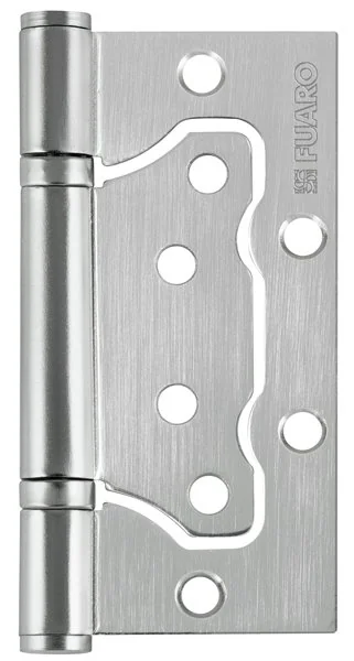 500-2BB Петля универсальная без врезки IN4500W-BL SC (500-2BB/BL 100x2,5) матовый хром БЛИСТЕР