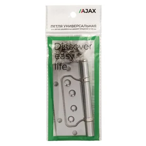 Петля универсальная без врезки IN4000W SSC (100/P-2B 100x2,3) сатинированный хром