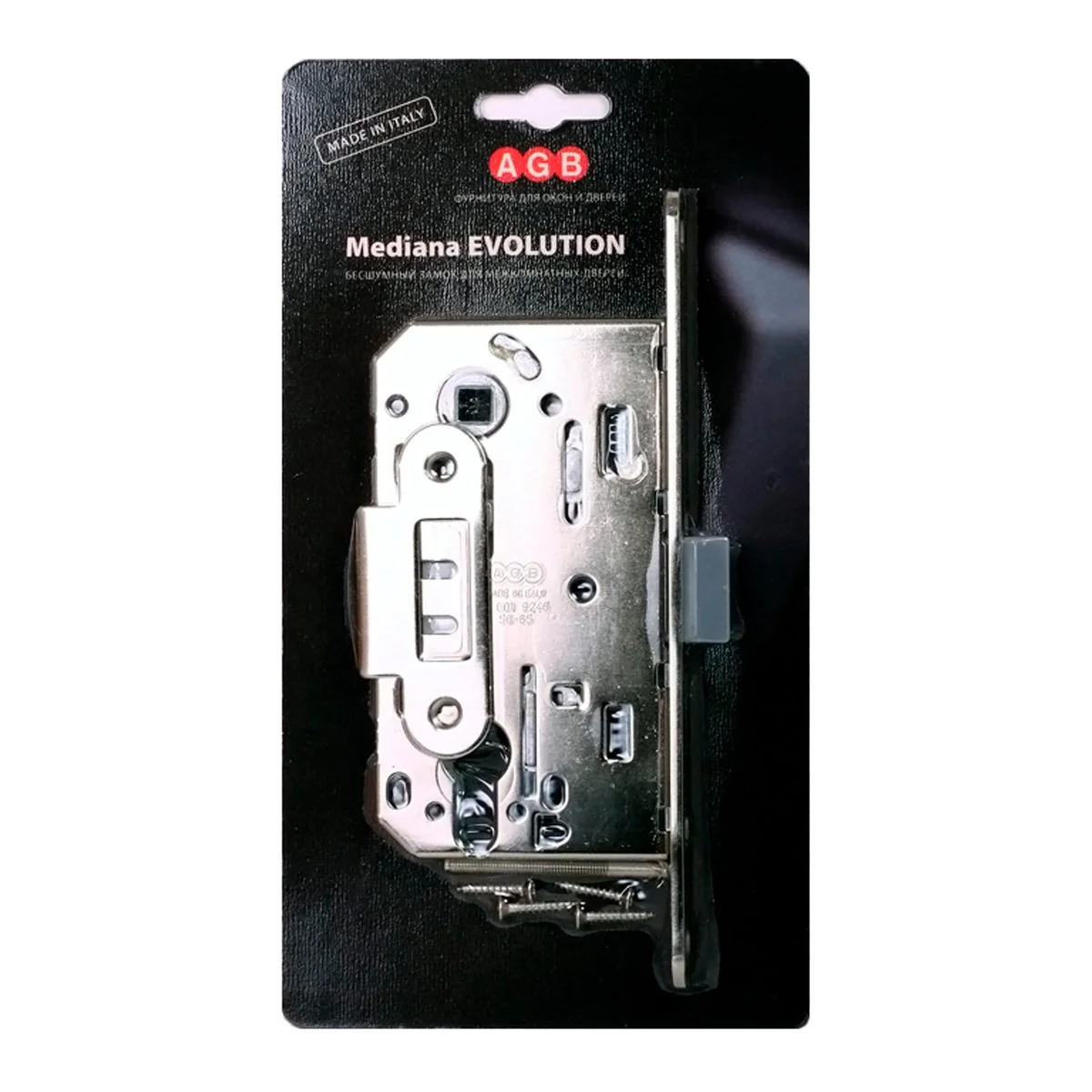 Mediana EVOLUTION Корпус замка под цилиндр MEDIANA EVOLUTION B01103.50.06.567 с отв. планкой B01000.13 (никель)