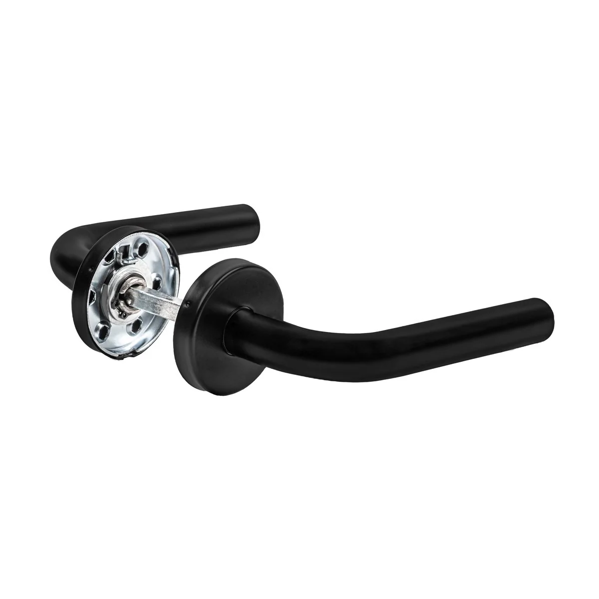 DSS Ручка раздельная R.DSS201-0201/19 (DSS-0201/19) INOX 201 BL-24 черный