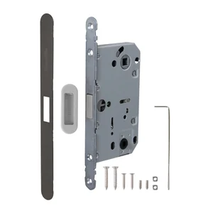 Магнитная защелка WC с ответной планкой GRAVITY.PRO G01.196.50.96 BPVD вороненый никель
