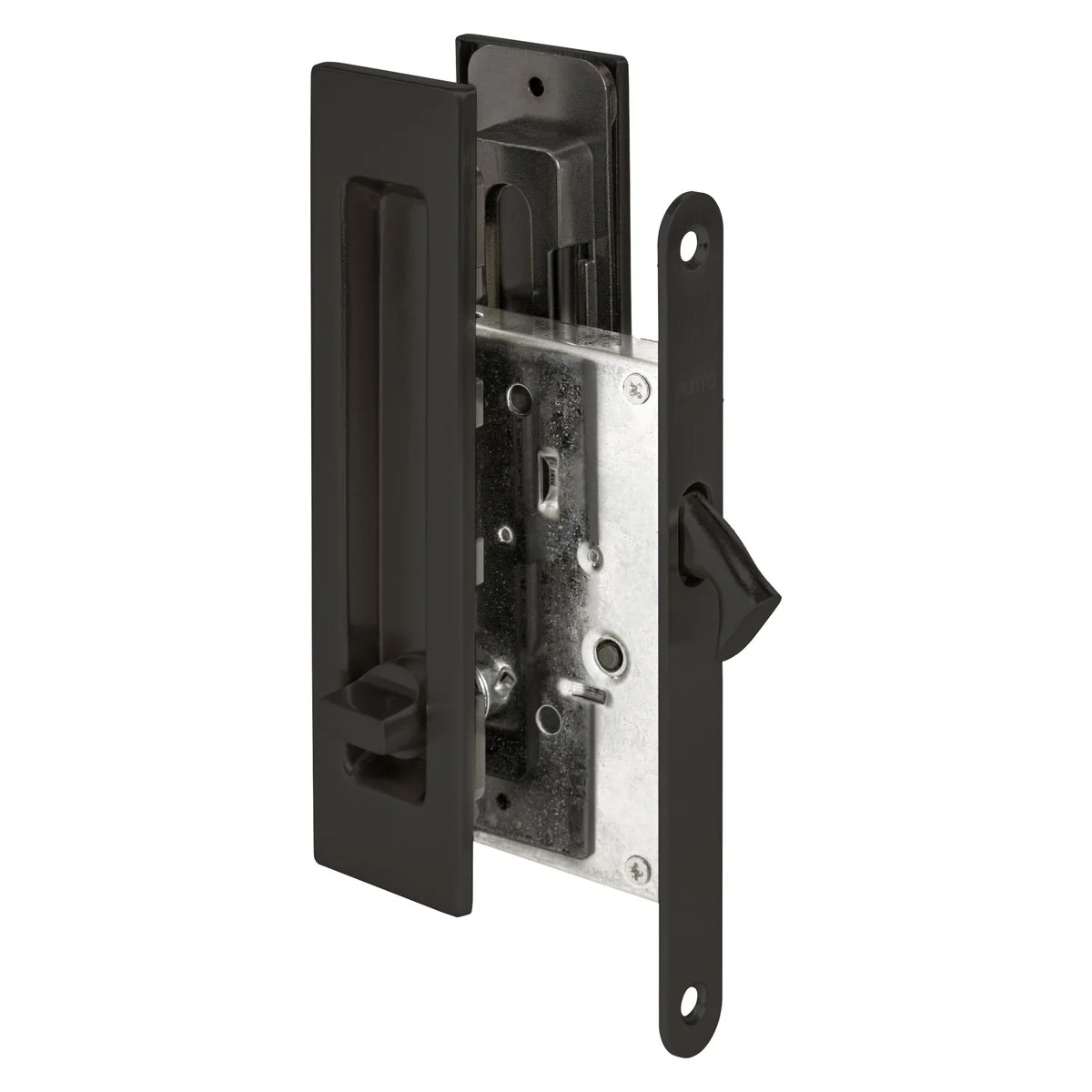 Soft LINE Защелка с ручками для раздвижных дверей SH.SLQ152.011 (Soft LINE SLQ-011) BL
