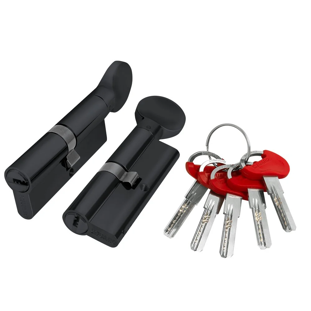 D-PRO Цилиндровый механизм (D-PRO502/70) D-PRO5002Knob70(30+10+30) BL черный 5Key
