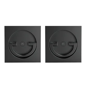 Ручка поворотная для раздвижных дверей SH.QUADRO55.BK8x2 BL-26 черный