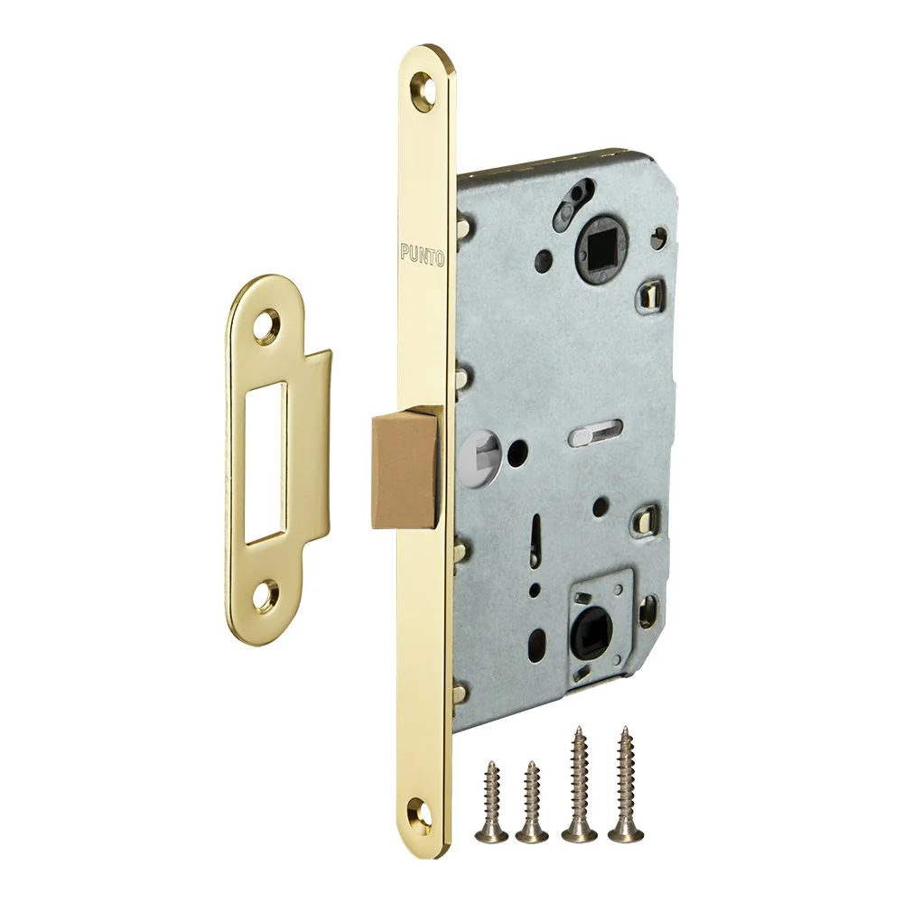 ML/PL Защелка врезная PL96WC-50/BL GP (золото)