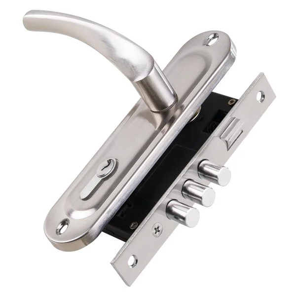 P15 Замок цилиндровый в комплекте с ручкой LOCKSET15.CRONA.4061-3 (KIT P15 4061/3 CRONA) SN