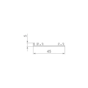 Карниз вертикальный SLD.Scope 5/45/3200 rail AL (3,2 м)