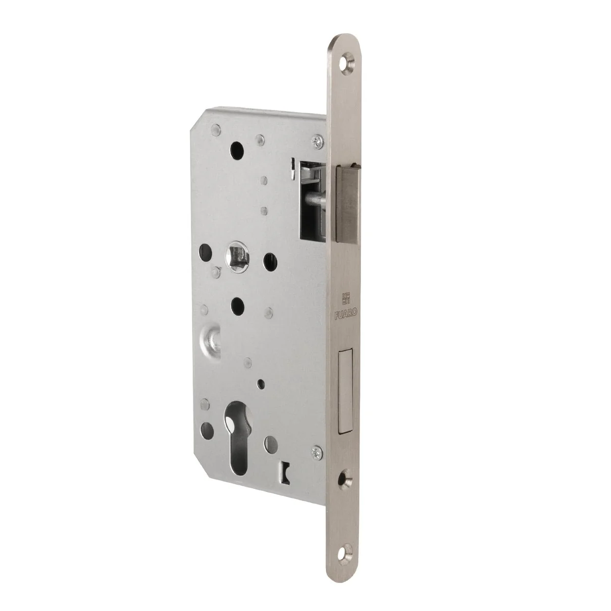 INOX Замок врезной DD.INOX/C-55.72 (лиц.планка 20 мм)