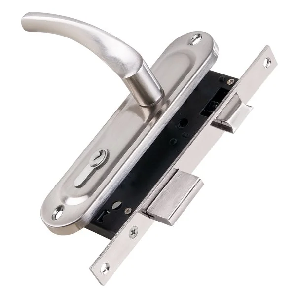 P16 Замок цилиндровый в комплекте с ручкой LOCKSET16.CRONA.4070-1 (KIT P16 4070 CRONA) SN