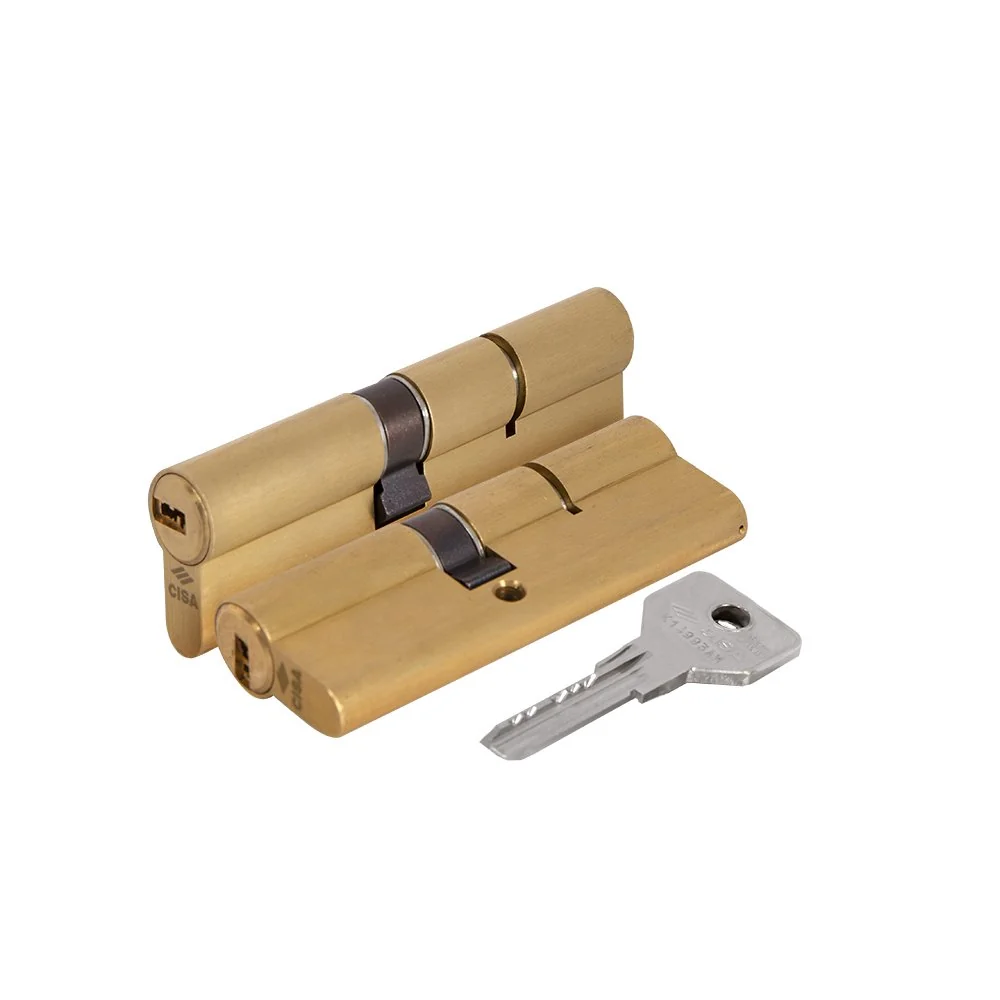 ASIX Цилиндровый механизм Cisa ASIX OE300-32.00 (90 мм/30+10+50), ЛАТУНЬ