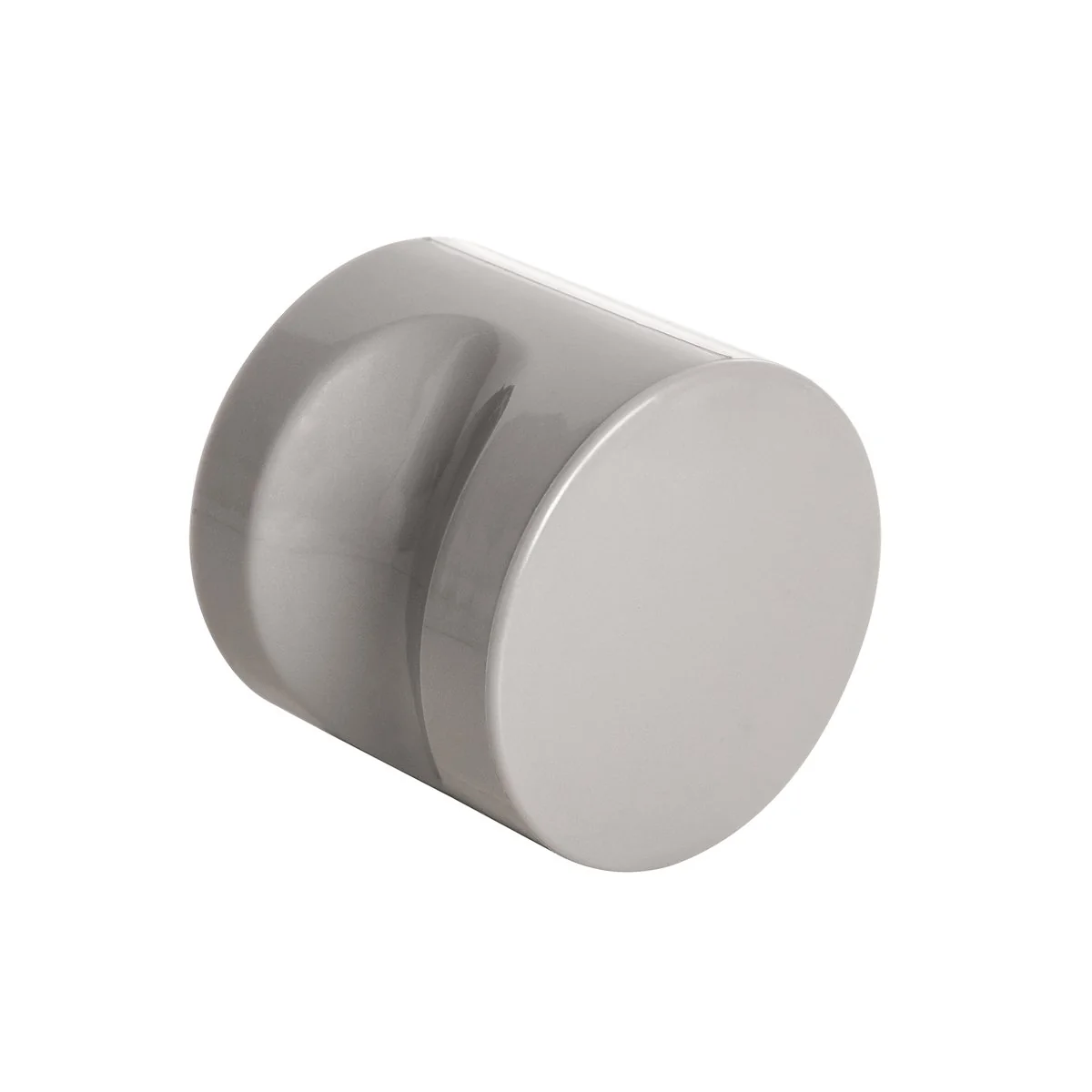 CABIN Ручка-кнопка CABIN PVC GREY серый (1 шт в пакете)