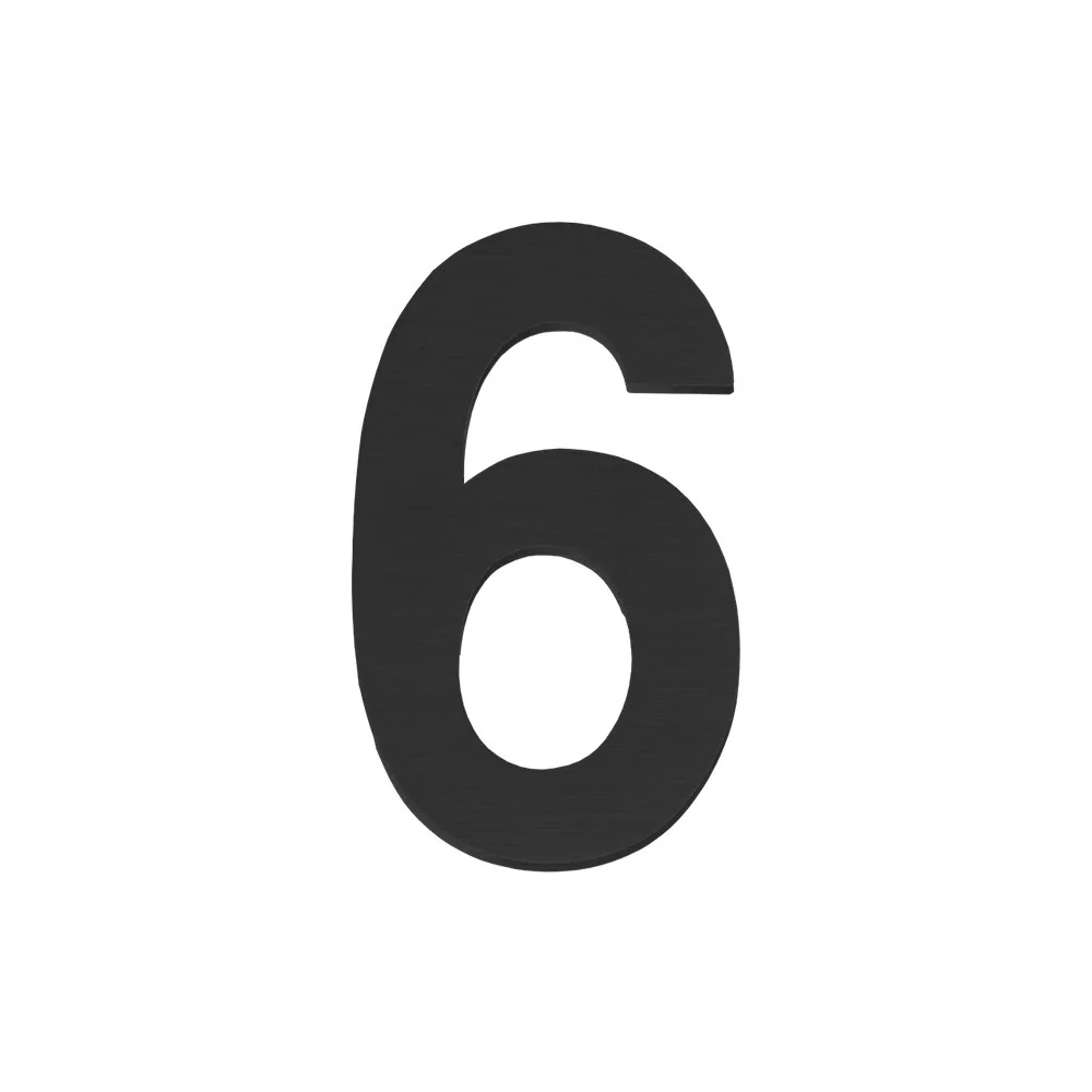 Цифра "6" самоклеящаяся SS304 (50х30) (FUARO) BL