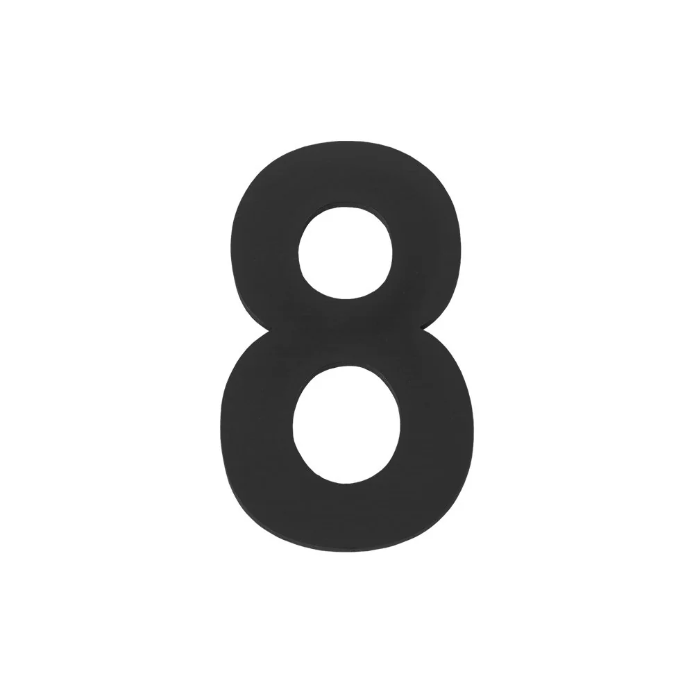 Цифра "8" самоклеящаяся SS304 (50х30) (FUARO) BL