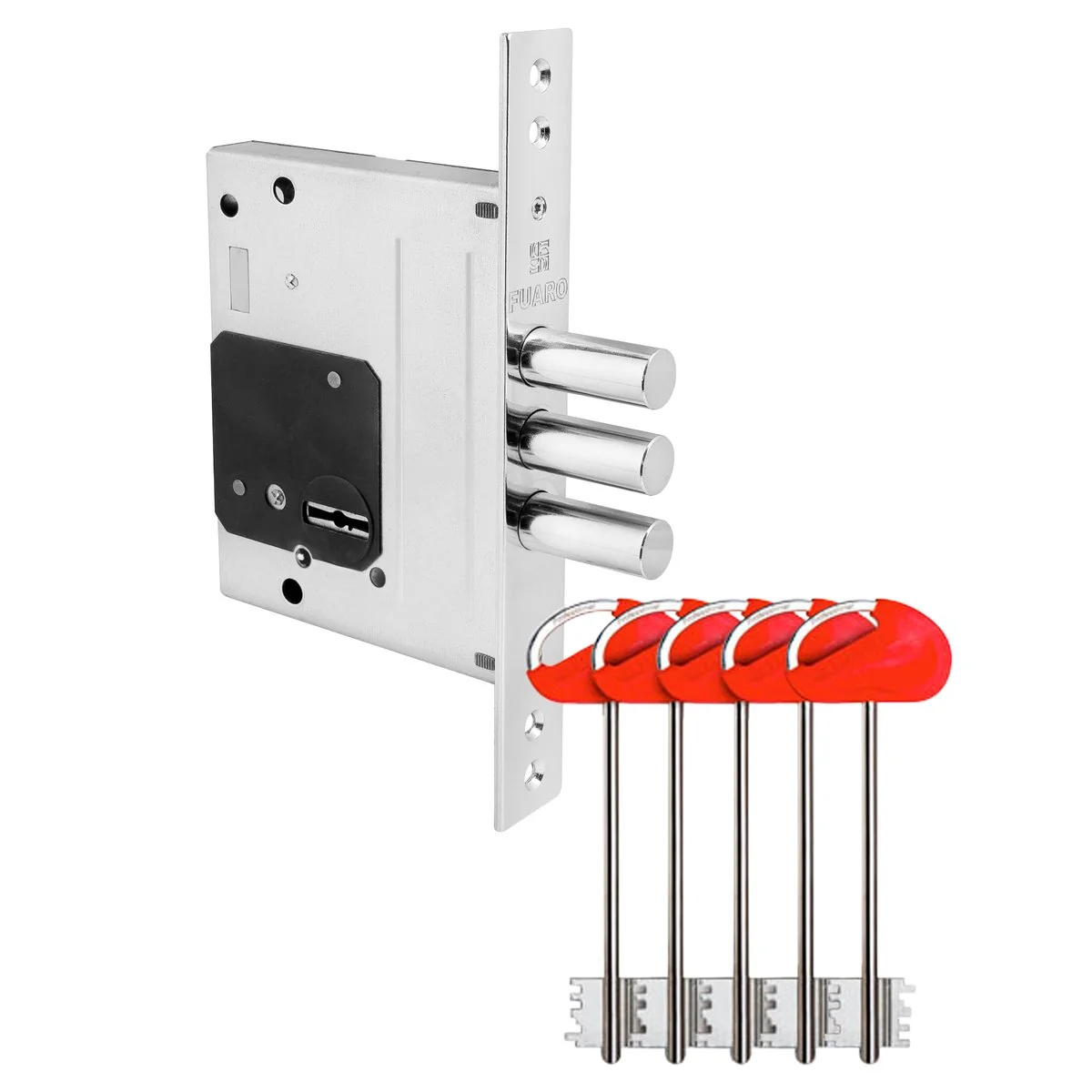 V25 Замок врезной сувальдный MDV25/S-60.00.3R16 5key (5 ключей)