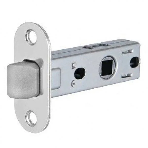 PL45 Защелка PLASTPL45-R25 (PL45-R25) (врезная) SN мат. никель тех.упаковка без ответной планки