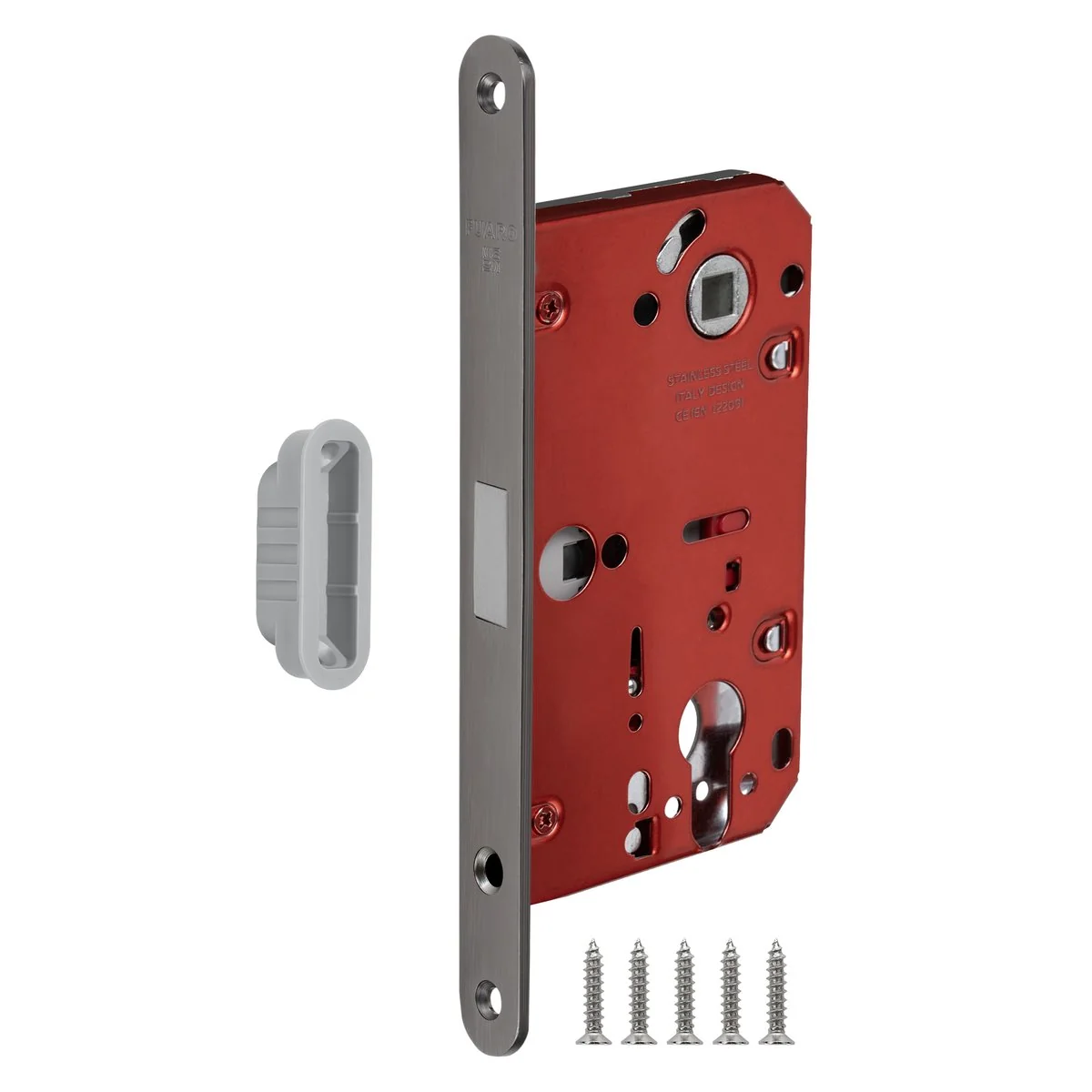 M85C Корпус врезного замка MAGNM85C-50/BL INOX GR-23 графит (блистер)