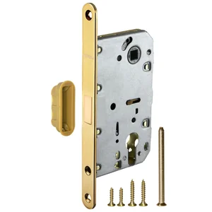 Корпус врезного замка MAGNM85C-50 (M85C-50) GOLD-24 золото 24K