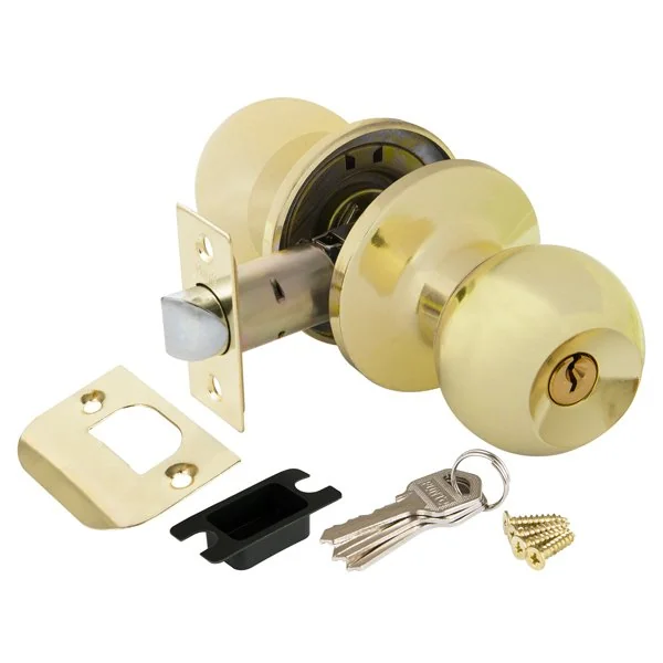 6072 Ручка защелка DK672 PB-ET (6072 PB-E) (кл./фик.) золото