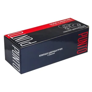 Ручка защелка DK620 BL-PS (6020 BL-P) (без фик.) черный