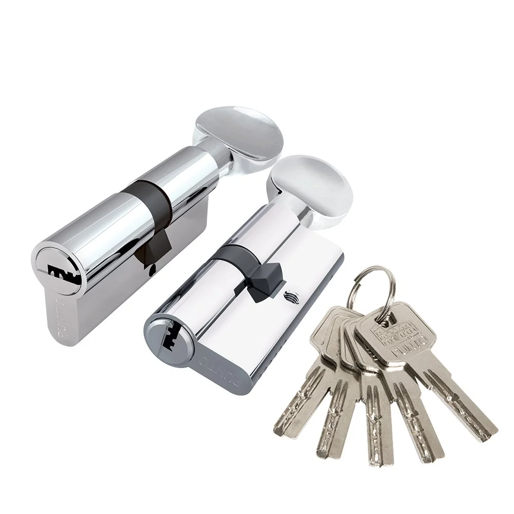 Z300 Цилиндровый механизм Z3002Knob80(40+10+30) с вертушкой CP
