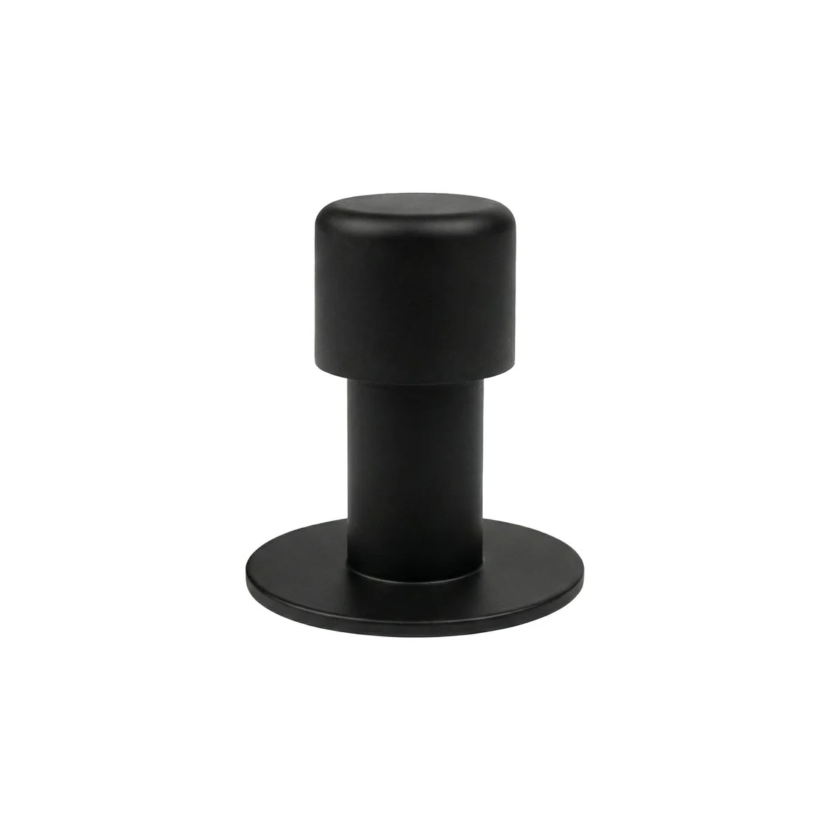 DS PW Упор дверной настенный DFIX/W50 INOX BL-24 черный