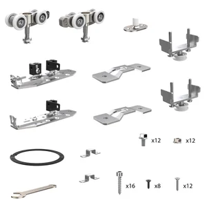 Комплект для раздвижных профильных дверей SLD.Comfort-PRO.SET4.PROF synchron/80