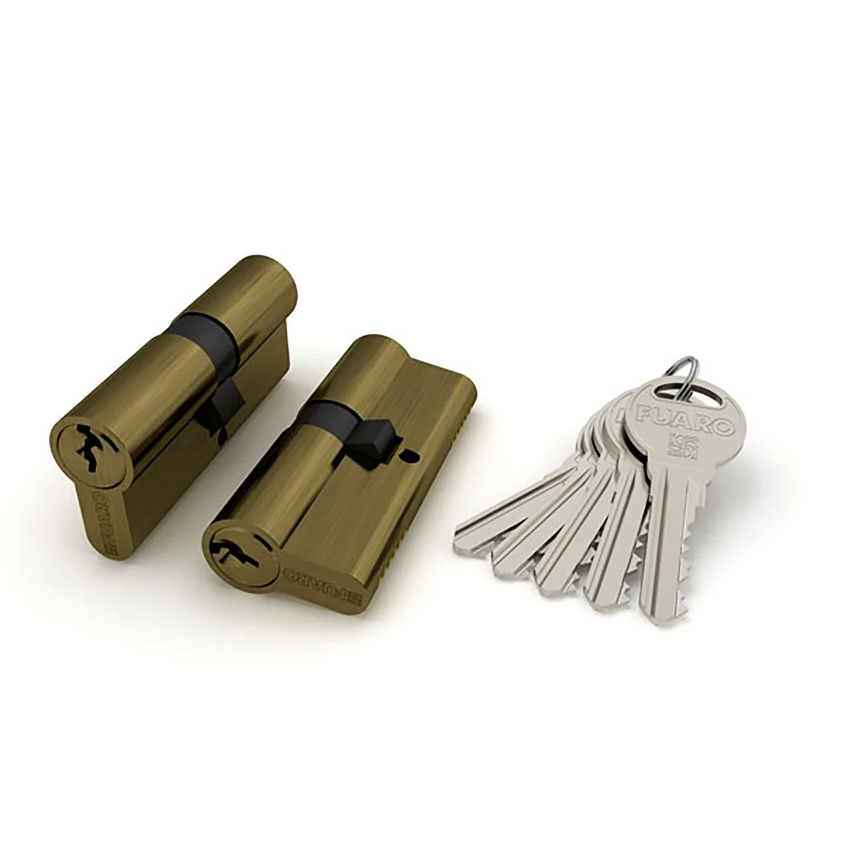 R300 Цилиндровый механизм (R300/60) R3000Key60(25+10+25) AB бронза 5Key
