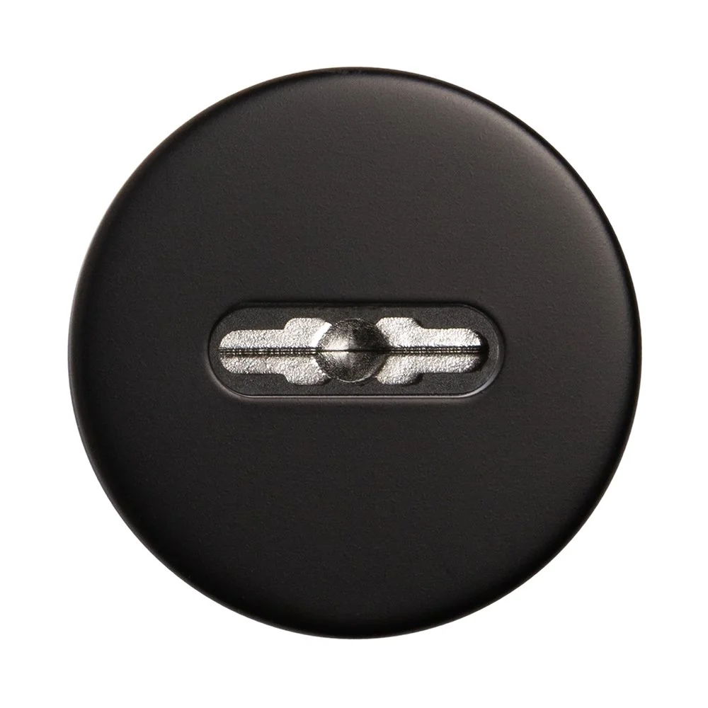 ESC Накладка на сувальдный замок ESC.S-auto.RLR/R.486 BL-24 черный (1шт.)