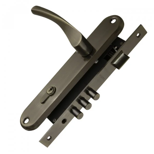P90 Замок цилиндровый в комплекте с ручкой LOCKSET90.CRONA.4585-3 (KIT P90 4585/3 CRONA) AB