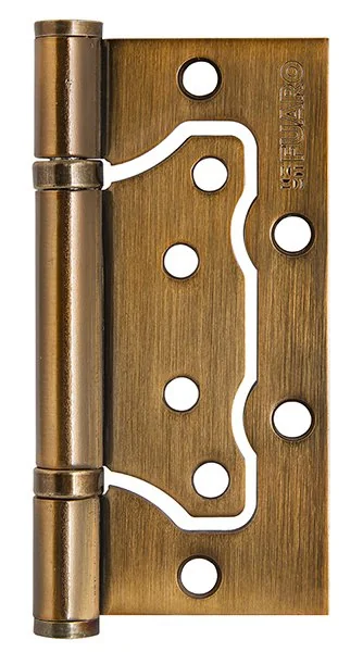 500-2BB Петля универсальная без врезки IN4500W-BL CFB (500-2BB/BL 100x2,5) кофе глянец БЛИСТЕР