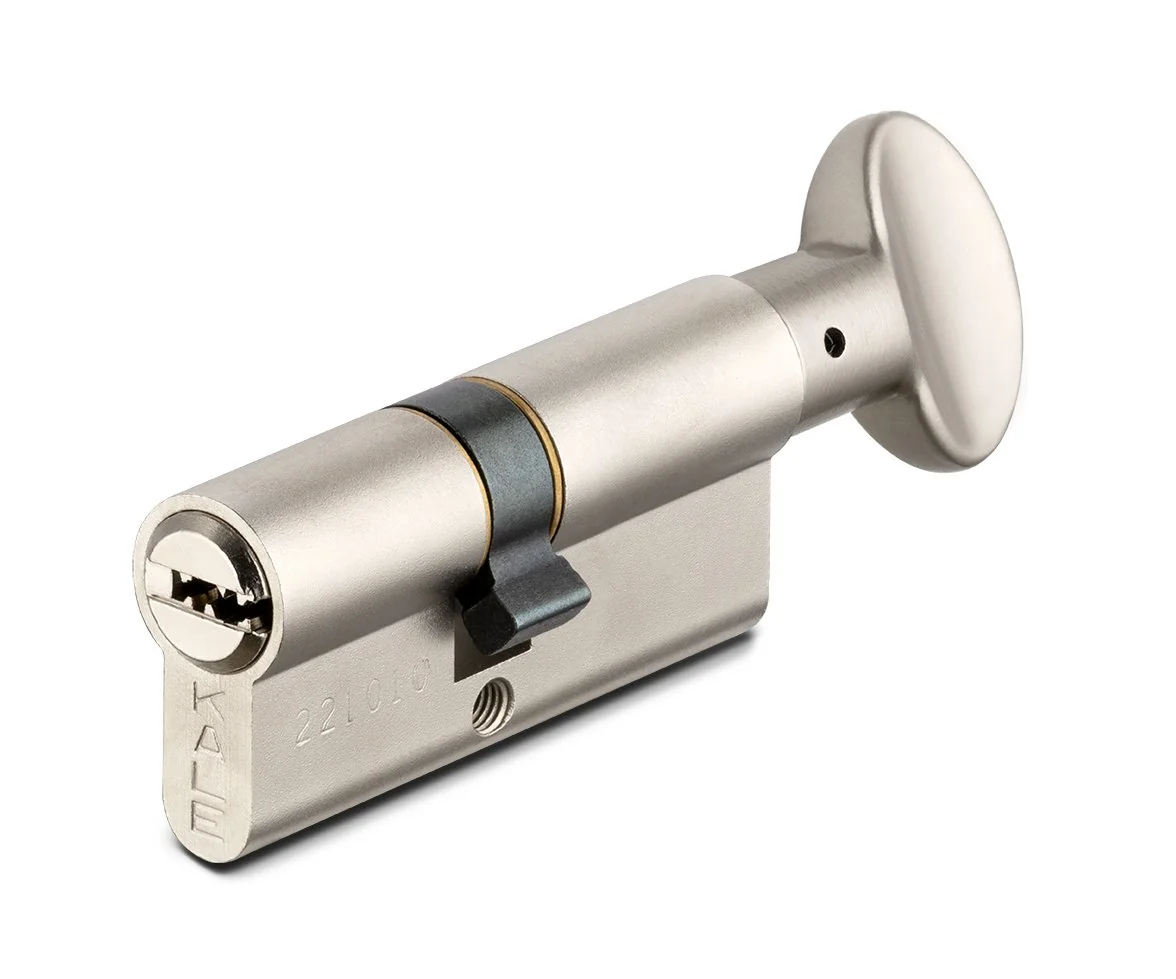 164 S Цилиндровый механизм с вертушкой 164 SM/90 (40+10+40) mm никель 5 кл.
