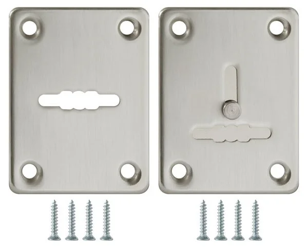 ESC Накладка на сувальдный замок ESC.S-lift+S/K.set (ESC081/082) матовый никель (2шт.)