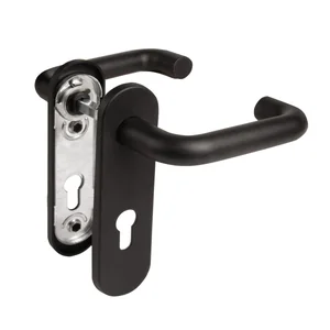 Ручка дверная FP.DH172.0433 NE (B2B) (8x120) с пружиной BL-24 черный