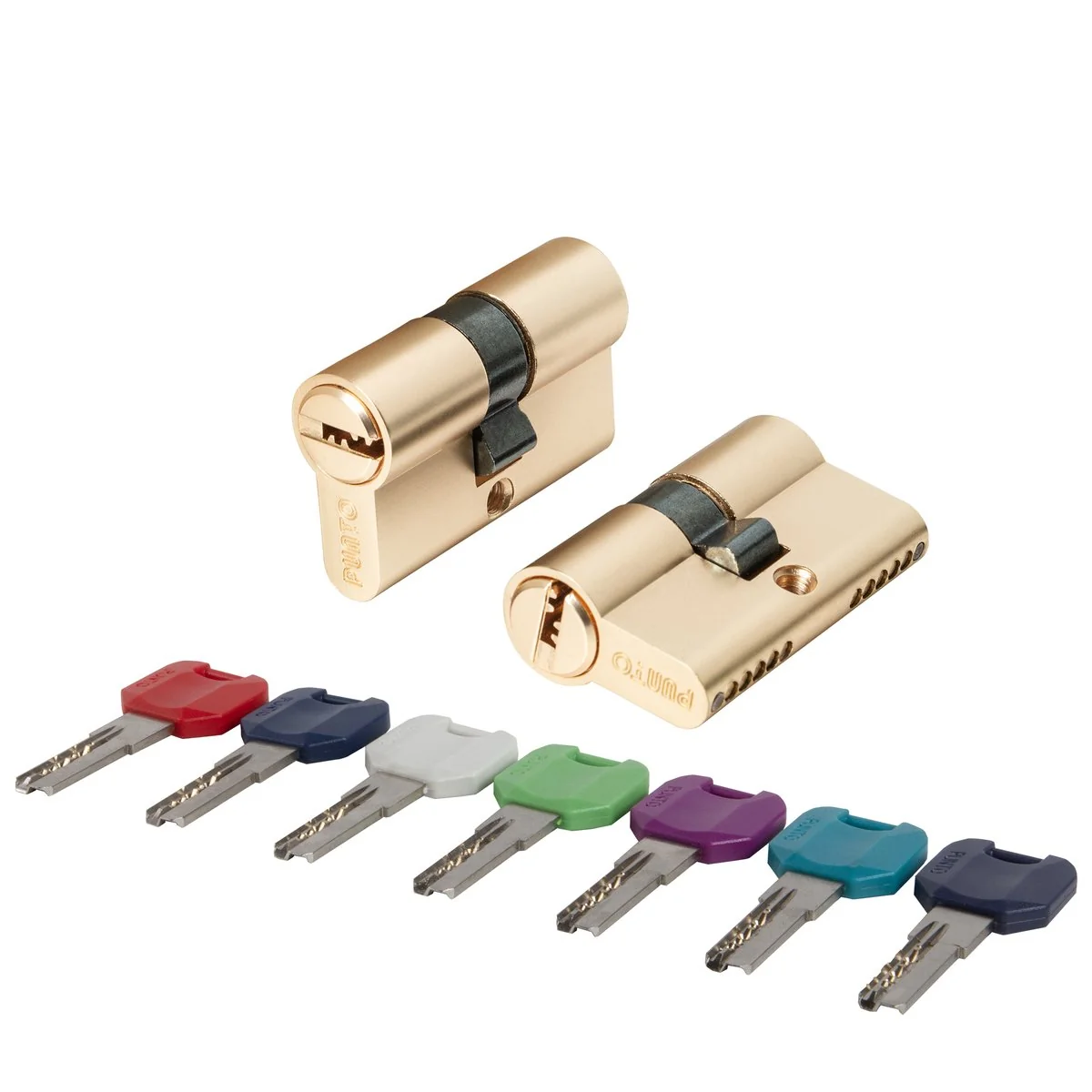 MaxPro Цилиндровый механизм MaxPro7000Key60mm(25+10+25) SSG сатинированное золото 7key