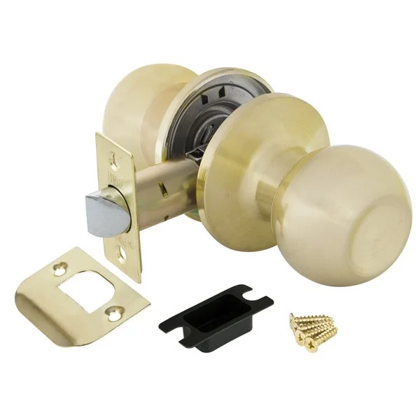6072 Ручка защелка DK672 SB-PS (6072 SB-P) (без фик.) матовое золото