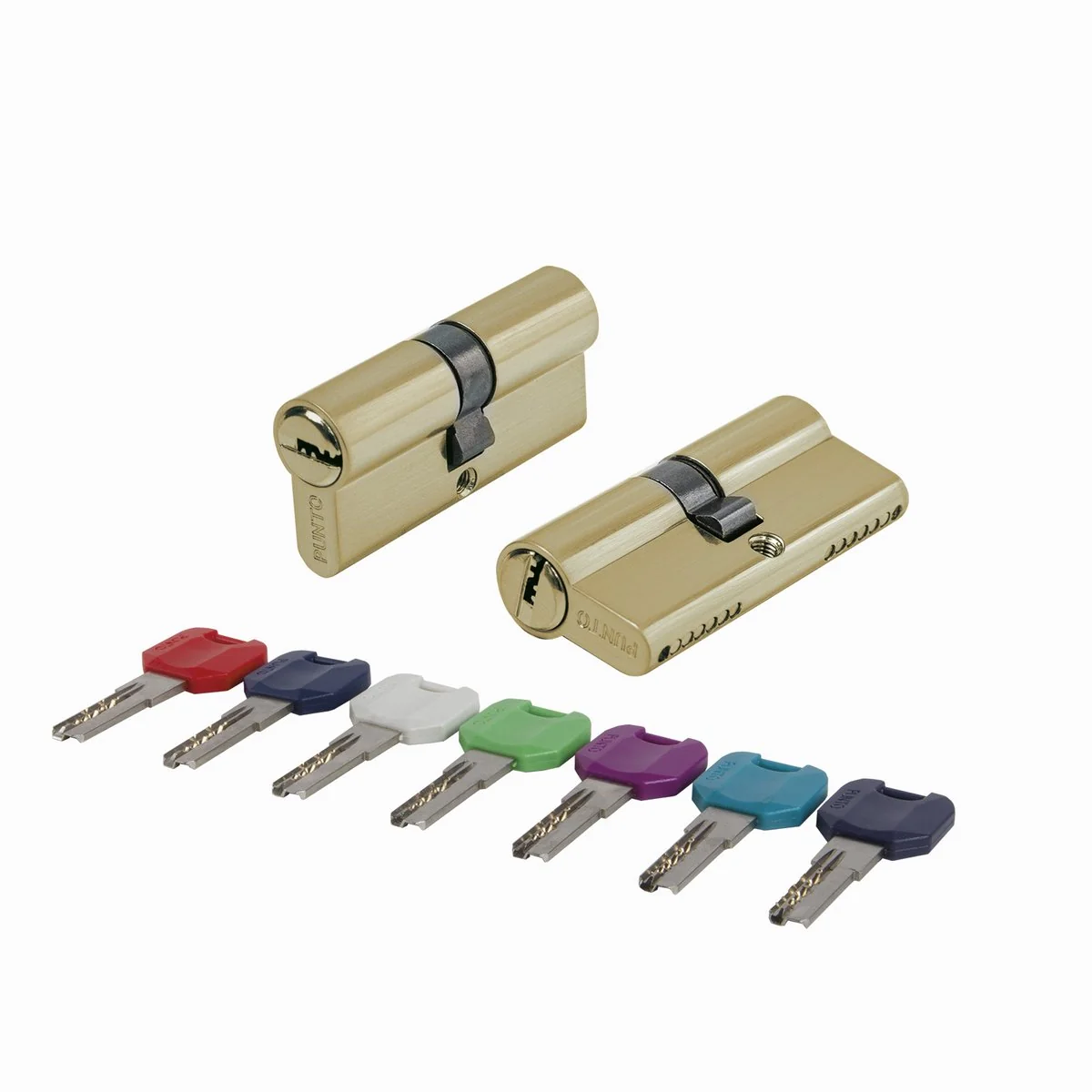 MaxPro Цилиндровый механизм MaxPro7000Key70mm(30+10+30) SSG сатинированное золото 7key