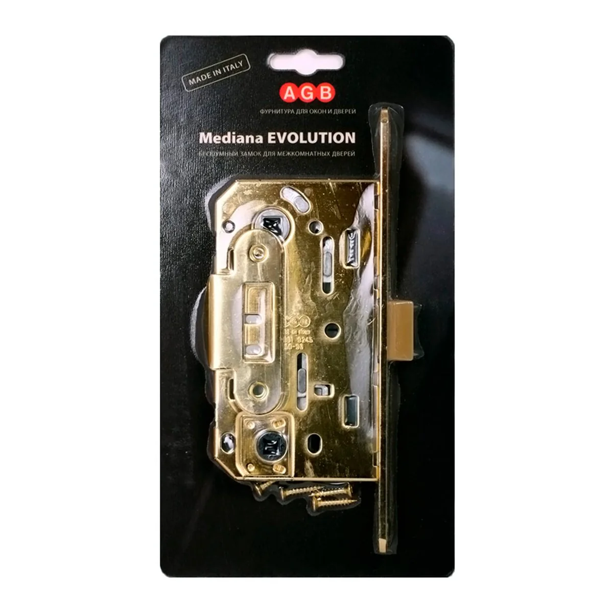 Mediana EVOLUTION B01102.50.12.567 Защелка врезная WC (антич. бронза) MEDIANA EV. (инд.упак+B01000.13)