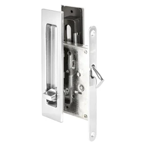 Защелка с ручками для раздвижных дверей SH.SLQ152.011 (Soft LINE SLQ-011) CP хром