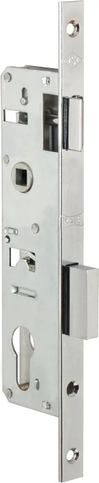 153 Корпус узкопрофильного замка с защёлкой 153/P (30 mm) w/b (хром)