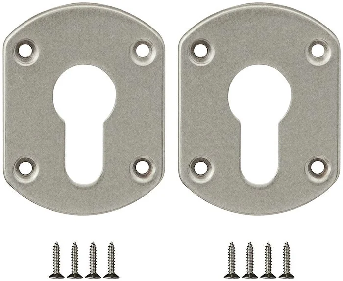 ESC Накладка на цилиндр ESC.C+C/OV.set (ESC031) SN матовый никель (2шт.)