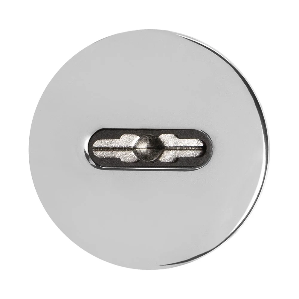 ESC Накладка на сувальдный замок ESC.S-auto.RLR/R.486 CP-8 хром (1шт.)