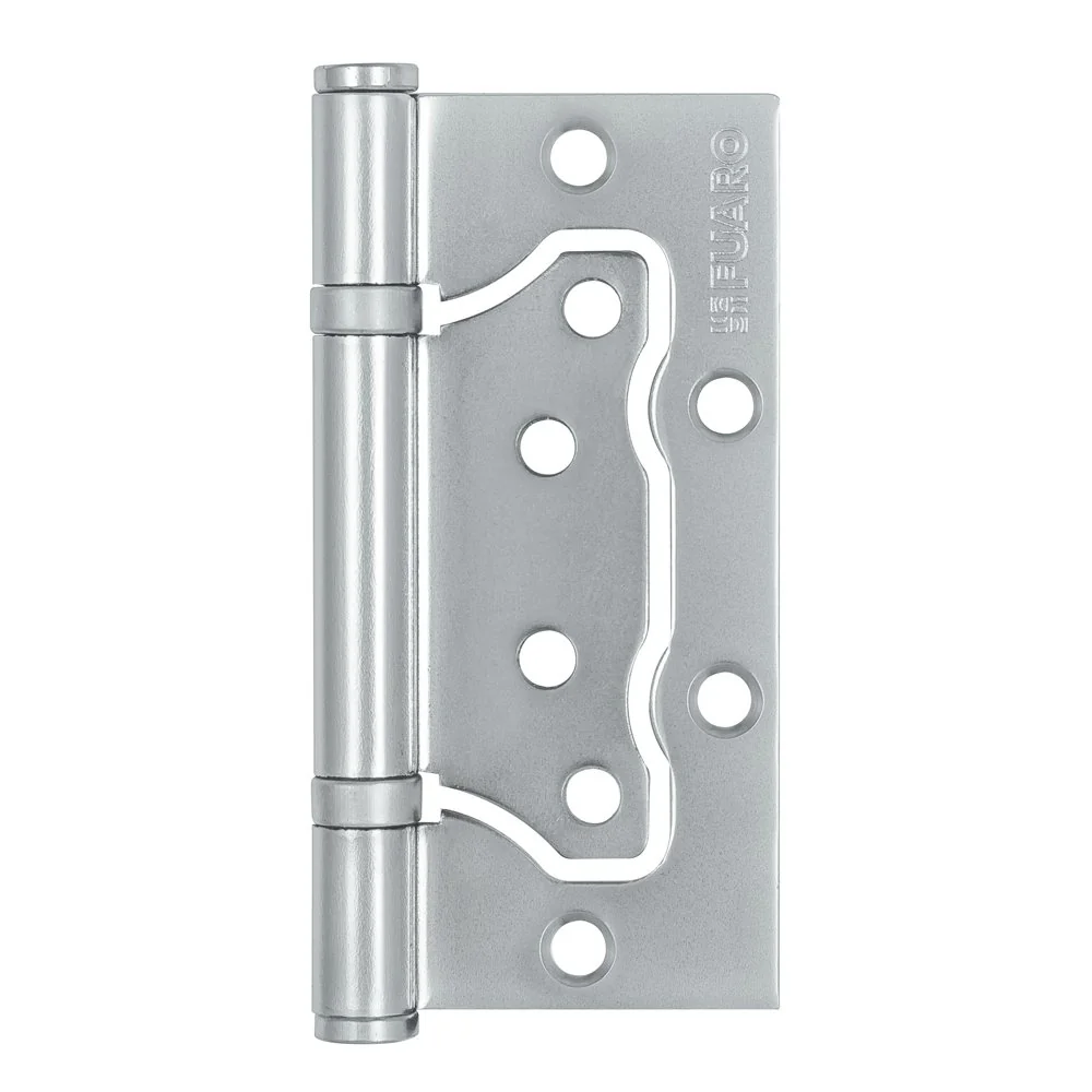 500-2BB Петля универсальная без врезки IN4500W-BL PC (500-2BB/BL 100x2,5) перламутровый хром БЛИСТЕР