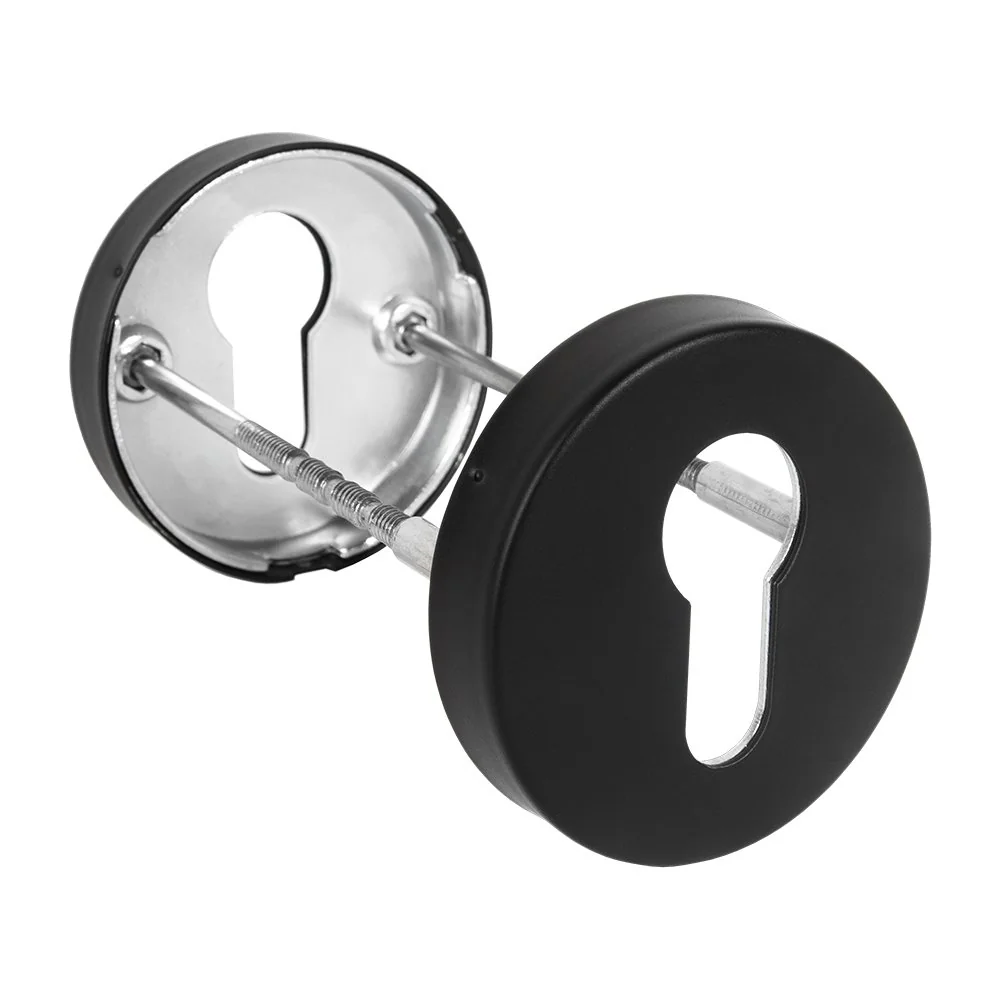 DSS Накладка под цилиндр ET.R.DSS201-02 (DSS-02-ET) (INOX 201) BLACK