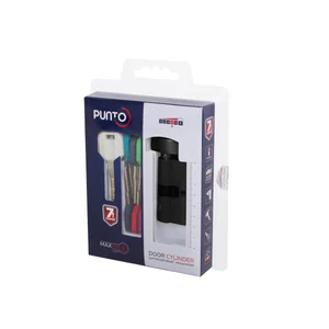 Цилиндровый механизм MaxPro7002Knob52mm(21+10+21) CP хром 7key с вертушкой